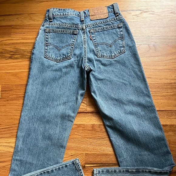 Vintage Levi’s 505 jeans reg. fit,straight leg 100% coton women’s size 5jr. USA! - Picture 6 of 9